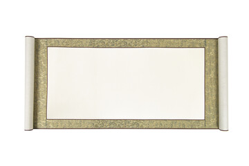 Ancient Paper Scroll, There is space to put text, drawings.