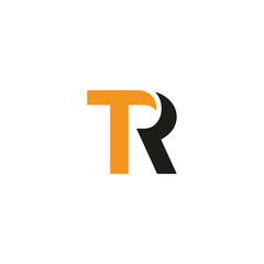 Logo Letter TR Simple Modern