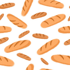 bread seamless pattern