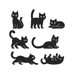 Black Cat Silhouettes Collection