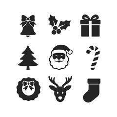 Christmas Silhouette Icon Pack