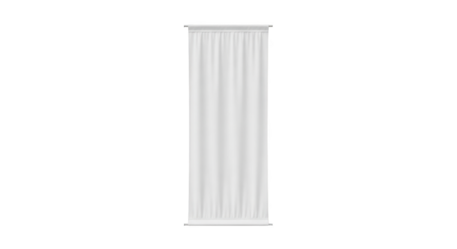 Blank White Fabric Curtain Mockup featuring curtain, mockup, fabric, white, blank modern minimalist style professional commercial