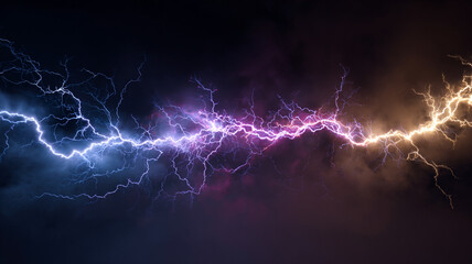 lightning in the night