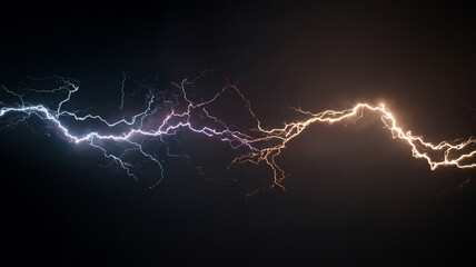 lightning in the night