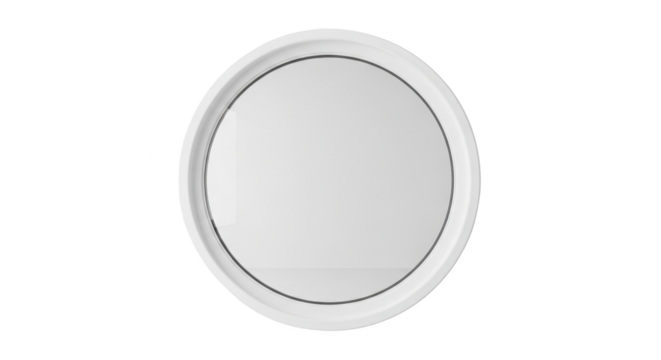 Minimalist White Circular Button Design Element featuring white, circle, circular, round, minimalist perfect template for branding