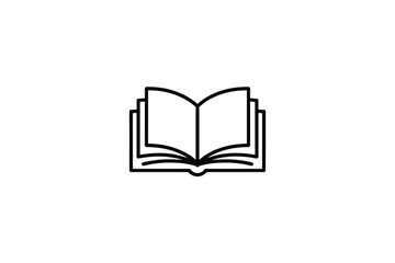 Book and Cup of Coffee Flat Illustration
