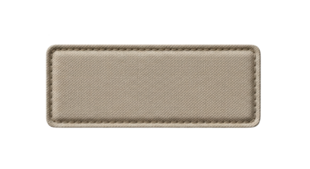 Foto beige fabric patch with stitching detail memperlihatkan detail beige, stitched, accessories, texture, handmade dengan sentuhan.