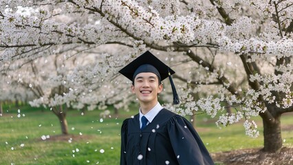 graduate in the park