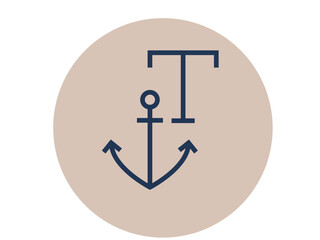 Anchor text icon. SEO symbol icon vector. Solid vector icons. Flat illustration concept.