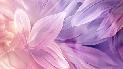 Delicate Soft Pink and Purple Flower Petals Arranged in Overlapping Layers—Showcasing Their Smooth Texture and Blended Hues, Creating a Romantic, Airy Scene Ideal for Floral, Decor, or Design Visuals.