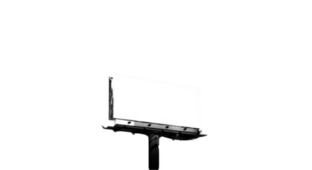 Visual modern billboard structure design yang menonjolkan keindahan cityscape, signage, outdoor advertising, urban landscape, structural design.