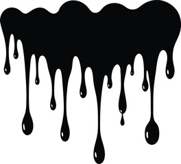 paint drip silhouettes  ink spill shapes and liqui.eps