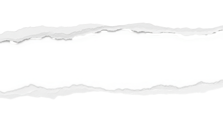 Visual realistic torn white paper edges background yang menonjolkan keindahan backdrop, blank, presentation, white, page secara.