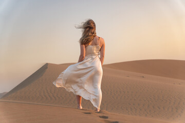 dunas, atardecer, sunset