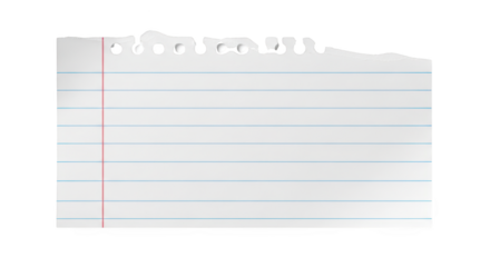 Gambar torn piece of lined notebook paper dengan detail note, notebook, element, paper, stationery yang menggambarkan.