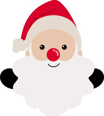 산타클로스의 얼굴