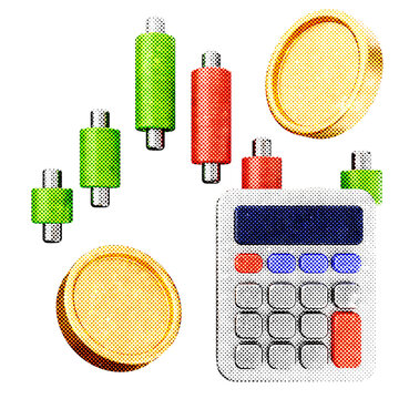 3d trading calculation halftone