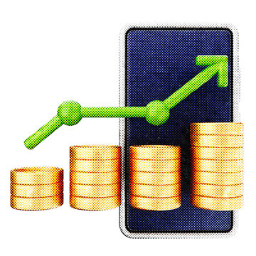 3d trading increase profit halftone