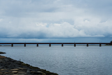 Japan Kyoto Tango Railway Yura River Bridge