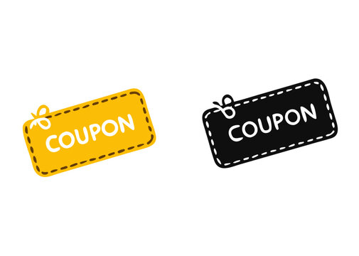 Discount Coupon Icon vector Illustration