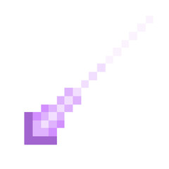 Pixelated Star Comet Meteor