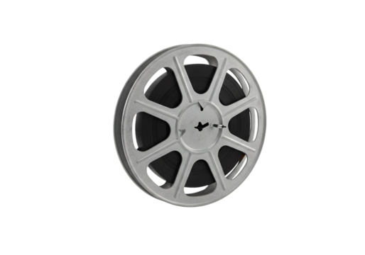 Film Reel on transparent background