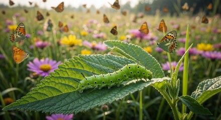 green and yellow flowers