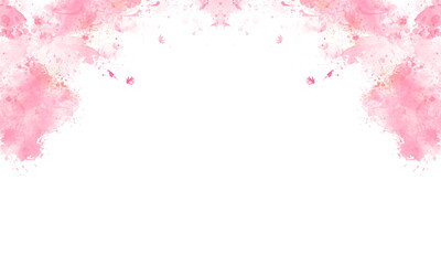 Obraz premium Purple and Gold Paint Splatter PNG Shape Decoration. pink texture design element for wedding invitation.
