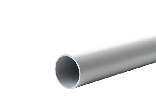 Gray Conduit Segment on transparent background