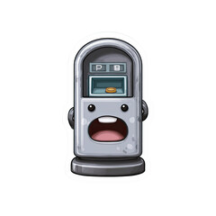 Hungry Parking Meter Wants More Coins