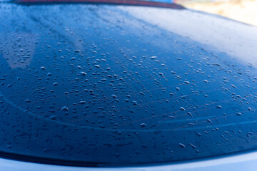 water drops on the window