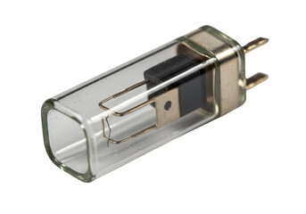 Transparent Electronic Relay Component on transparent background