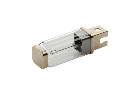 Electrical Fuse on White on transparent background
