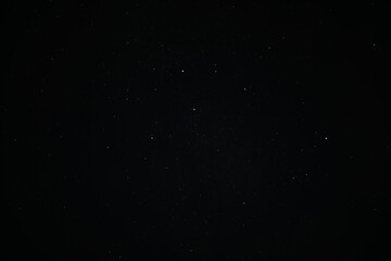 Serene Night Sky with Scattered Stars in Vast Darkness Captured on a Clear Evening
