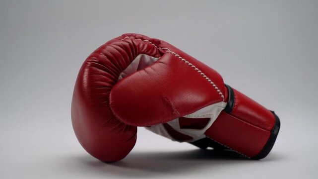 Red boxing glove