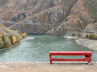 Scenic River and Mountain Landscape