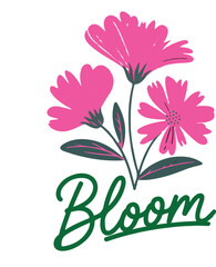 “A vibrant cluster of red and pink flowers in full bloom, vector EPS design with clean lines, perfect for prints, invitations or branding — high resolution and scalable for versatile creative projects