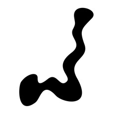 Liquid Organic Abstract Shape 