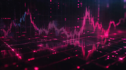A minimalistic digital screen displaying upward financial trends symbolizing growth success and data driven decisions representing modern finance innovation and clear economic insight