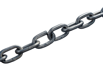 Obraz premium Close Up of Broken Silver Metal Chain Symbolizing Weakness and Vulnerability on Black Background