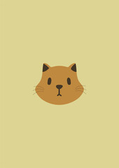 vector illustration of a cat