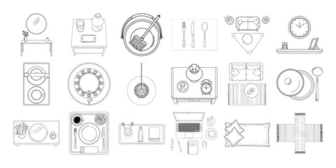 Vector art of collection of various clock and timerelated icons