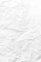 White clean crumpled paper