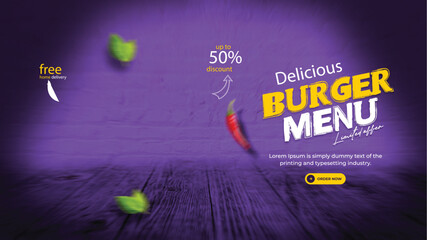 Delicious Food Design Template for Creative Projects.
Modern Restaurant Food Poster Design.
Tasty Fast Food Social Media Banner.
Organic Food Illustration with Fresh Ingredients.