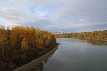 river in autumn