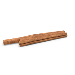 cinnamon sticks isolated on transparent background, 3D PNG