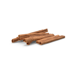 cinnamon sticks stacked on transparent background png
