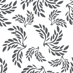 textile design with beautiful flowers pattern image
