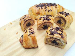 Traditional Indonesian Banana Bolen Pisang Perfect for Sharing or Enjoying Alone