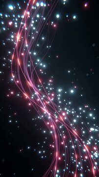  ai robotic voice assistant concept for digital music and sound media.